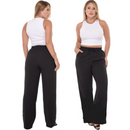 Calça Pantalona Feminina Cintura Alta