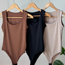 Kit 3 Body Feminino Decote Quadrado