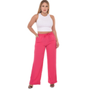 Calça Pantalona Feminina Cintura Alta