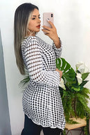 Kit 2 Casaquinho Tricô Feminino