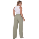 Calça Pantalona Feminina Cintura Alta
